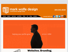 Tablet Screenshot of markwolfedesign.com